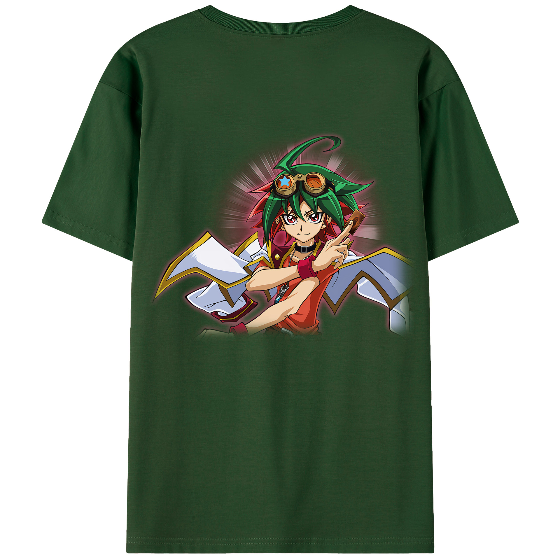 （画像用） 遊☆戯☆王 Yu-Gi-Oh! 綿100％半袖Tシャツ（背面プリント）